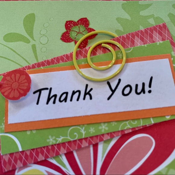 20 handmade randomly assorted Thank You postcards - Picture 10 of 10